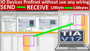 How to use Profinet IO Devices of PLC S7-1200 and S7-1500 with data 128 bytes