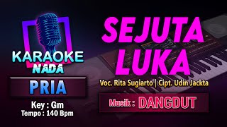 Sejuta Luka Karaoke Nada Pria / Cowok | Voc. Rita Sugiarto Cipt. Udin Jackta