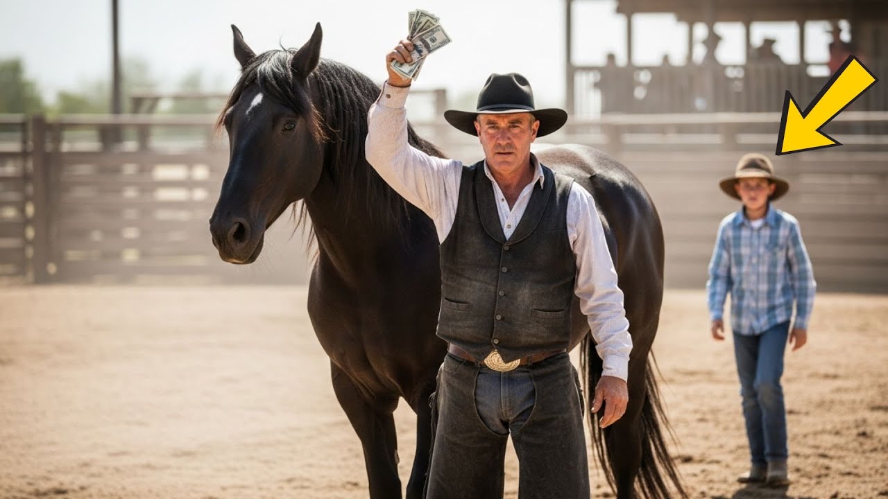 VETERANO OFRECE US$10,000 A QUIEN DOME SU CABALLO SALVAJE… NIÑO ACEPTA Y EL FINAL IMPRESIONA