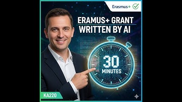 Automate Your Erasmus+ Grant with AI (Complete a KA220 in 30 Minutes!)