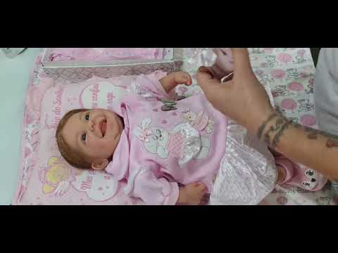 Eliane reborn - Bebe Reborn de silicone sólido à caminho