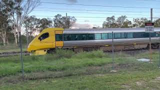 Fast Tilt Train Passing at 100mph | Australia’s Fastest Train  🚅