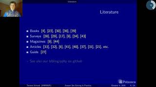 Answer set solving in practice, organization