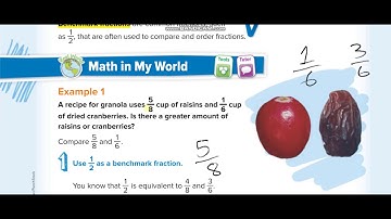 Grade 4 Chapter 8 Lesson 7 Use Benchmark Fractions to Compare and Order
