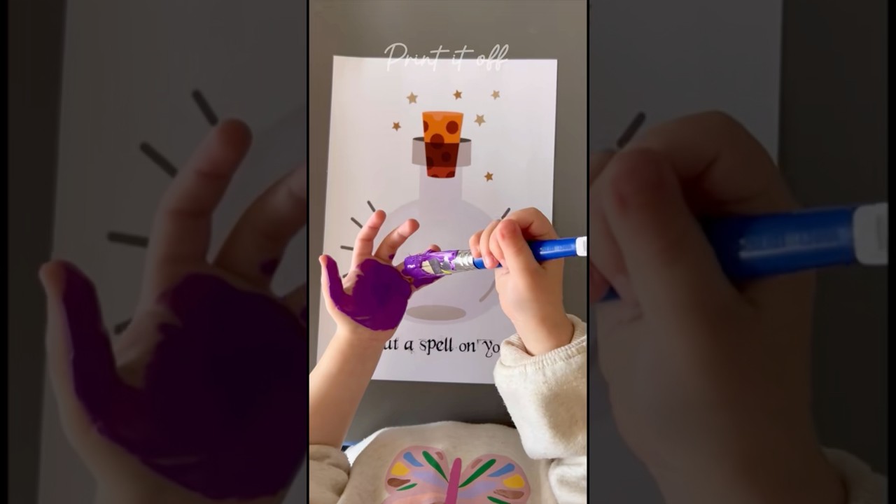 Halloween Handprint & Footprint Art Craft Easy Ideas 