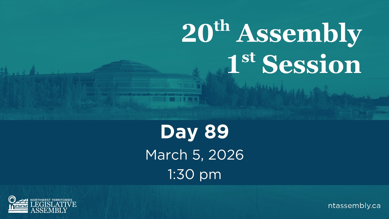 20th Legislative Assembly, 1st Session, Day 89 - Dene Zhatıé / South Slavey Interpretation