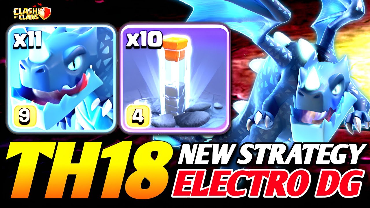 Town Hall 18 Electro Dragon Attack Strategy | Royal Champion Walk (Clash of Clans) 