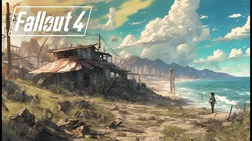 Wandering The Coast, Pt  1 - Fallout 4 | Post Apocalyptic Ambient Music 1 Hour