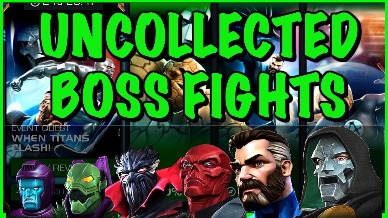Uncollected boss fights and how to fight them/Marvel contest of ...