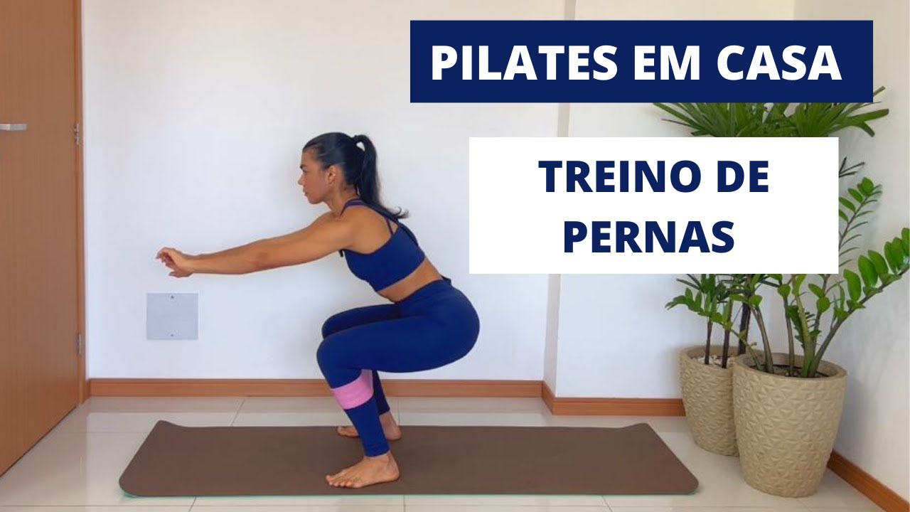 Pilates em casa/ Treino de pernas com miniband (ou sem)