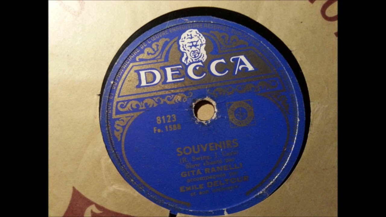 Gita Ranelli accompagnée par Emile Deltour et son orchestre - Souvenirs