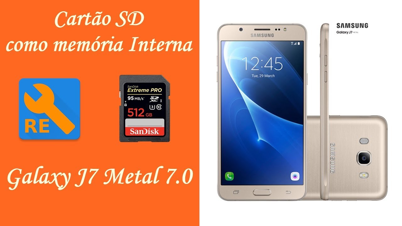 Como Colocar Cartão De Memória No Samsung J7