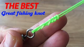 GREAT fishing knot. Be sure to try!