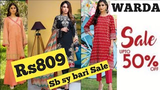 Warda Summer Sale Up to 50% off 2020 | Pakistan Top Clothing Brand | Eid Collection Desi Eats Vlogs screenshot 2