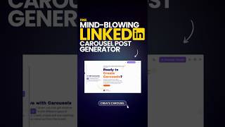 Generate AI Carousel Posts in 60 Seconds..
