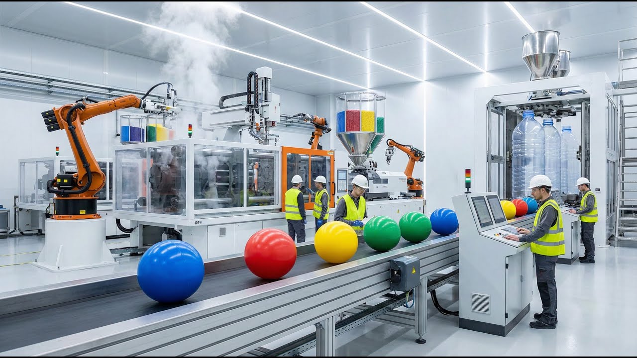 Inside a High Tech Plastic Factory – From Pellets to Finished Products