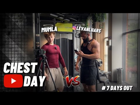 💪მკერდის დღე | შეჯიბრამდე 7 დღით ადრე🏆@levanluars -თან ერთად