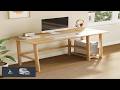 Solid Wood Computer Desk 58" W x 24" D Studry Computer