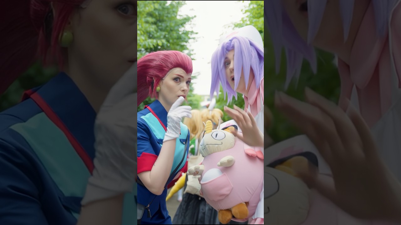 ✨TEAM ROCKET✨ Jessie, James and Meowth caught in the act at London MCM 👀
