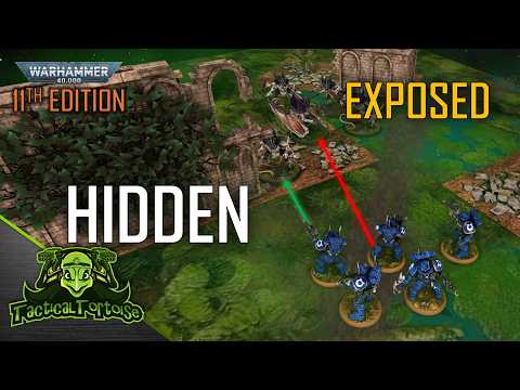 How LOS & Hiding WORK in Warhammer 40k!? | ALL 11th Edition Terrain Rules Explained!