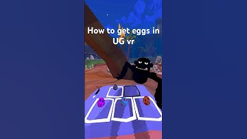 How to get eggs/dinosaurs in UG vr #ug #ugvr #vr #howto