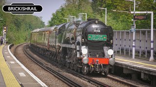 Southern Merchant Navy 35028 'Clan Line' - 'The Golden Age of Travel by Steam' - 11/05/24 by BrickishRail 81 views 6 hours ago 2 minutes, 6 seconds