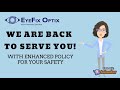 Eyefix optix safety policy newnormal wehealasone