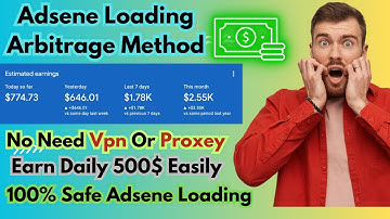 Google Adsene Loading Arbitrage Method Without Vpn Or Proxey || 100% Safe Adsene Loading