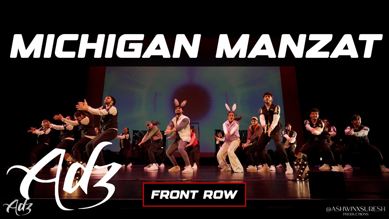 [Second Place] Michigan Manzat | Front Row | Aa Dekhen Zara 2024 | @ASHWINXSURESH Productions