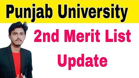 Punjab University Lahore 2nd Merit List Update 2023|How To Check PU Merit Lists