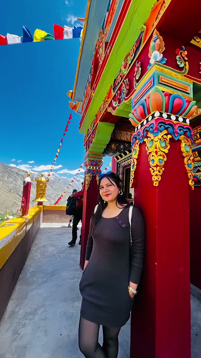 India’s one of its kind monastery having self mummified monk#travelling #motivation#monk#spitivalley