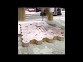 Cutting a clock out of pattern ply