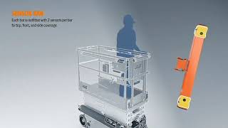 JLG skysense enhanced detection system for scissors