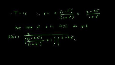 Design of IIR filter using Bilinear transformation 2 | Electrical and Electronics Engineering
