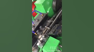 FD-208F thread rolling machine for making external thread on rods #scheringbottlefillingmachine