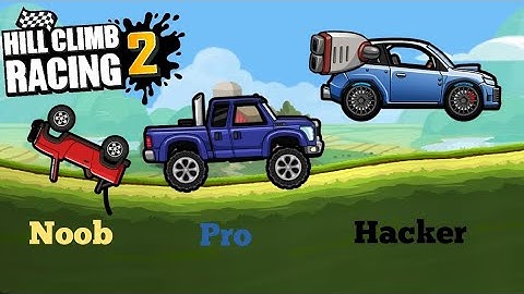 Noob VS Pro VS Hacker - Hill Climb Racing 2