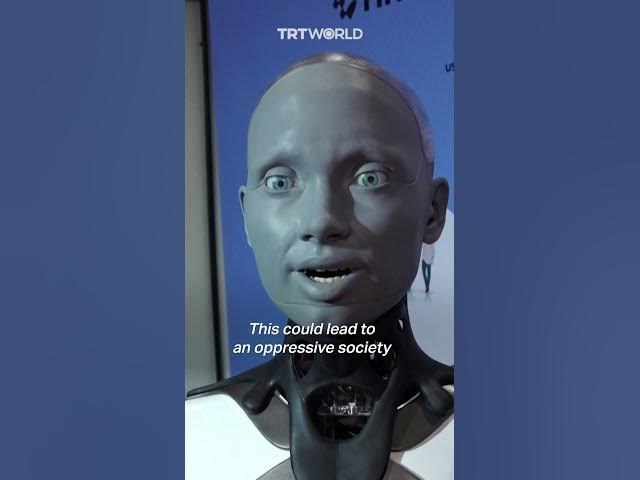 Humanoid robot warns of AI dangers