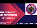 FULL EXPLAIN OF SUBSTITUTE FUNCTION @ctciinstitute