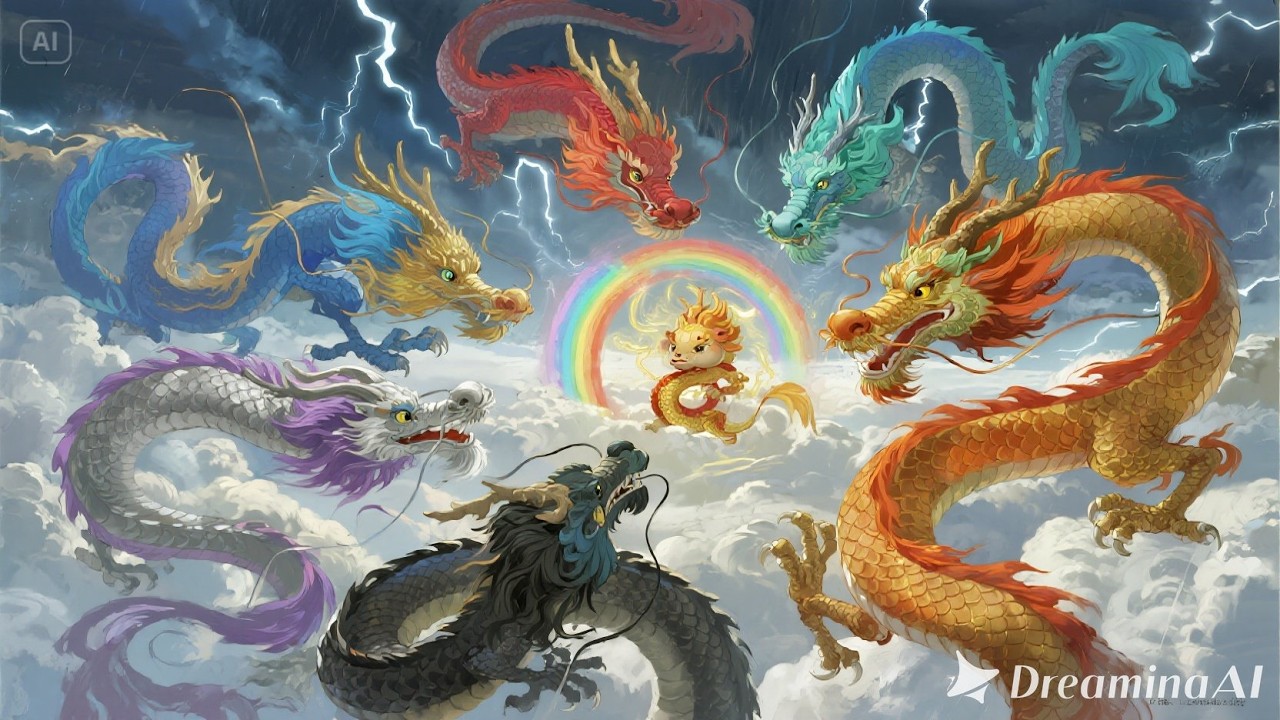 Tái sinh thành rồng con bị cả tộc coi thường kích hoạt hệ thống trở thành vua rồng