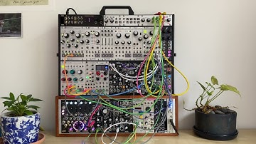 Ambient Modular Eurorack Synthesizer // 4MS Spherical Wavetable Navigator SWN // Morphagene // Beads
