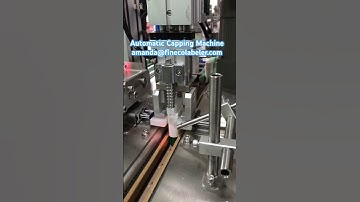 Automatic capping machine #cappingmachine#lidpressmachine#automaticcappingmachine #flatbottlecapping