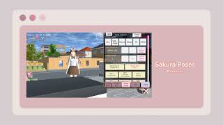 SAKURA SCHOOL SIMULATOR | Poses | Download | 🧸💛🌱