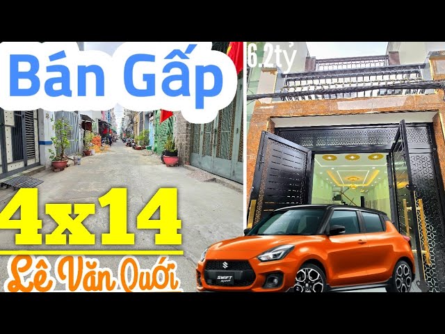 Bán nhà Lê Văn Quới Bình Tân 4x14m | 2 TẦNG, SỔ ĐẸP gần ngã tư Bốn Xã