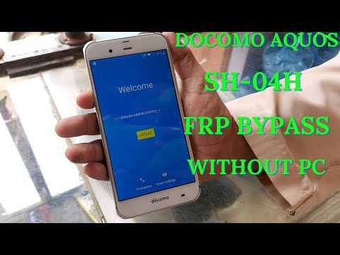 Ntt Docomo SH-04H FRP/Google Lock Bypass Without PC | Sharp Aquos Zeta SH-04H Google Bypass