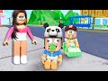 HERON BEBEK VE PANDA BEBEK EVDEN KAÇTI! - Roblox