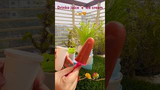 Wouldyou like to try this Drinko juice ice cream ??shorts ytshorts youtubeshorts icecream