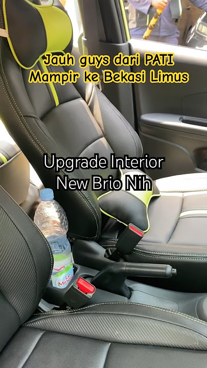 Custom Interior Sarung Jok Paten Mbtech Honda Brio Satya 2024