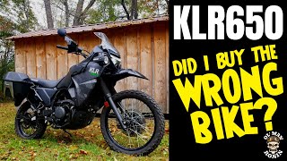 KLR 650 Did I Buy the Wrong Bike? | Kawasaki KLR 650 1st Ride 'Review' | Ol' Man  Ronin (S5,E26)