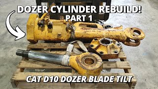 CAT D10 Dozer Cylinder Rebuild | Part 1 | Machining