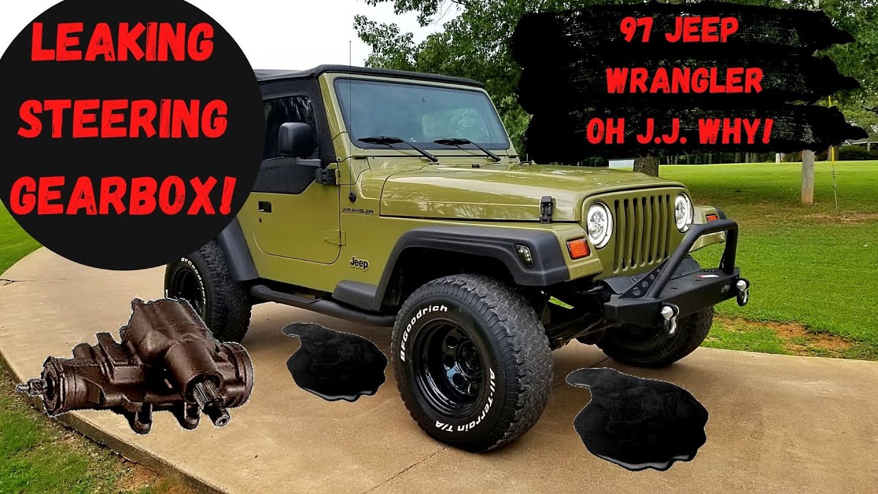 Installing Power Steering Gearbox Seals In My 97 Jeep Wrangler TJ - YouTube